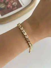 14K Altın Kaplama Çavuş Bileklik 1
