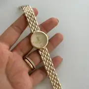 Çelik Kordonlu Gold Saat 1