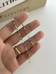 14K Xuping Seri Mini Boncuklu Bileklik 1