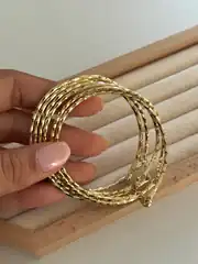 14K Xuping Seri Telkari Bileklik 19 cm  2