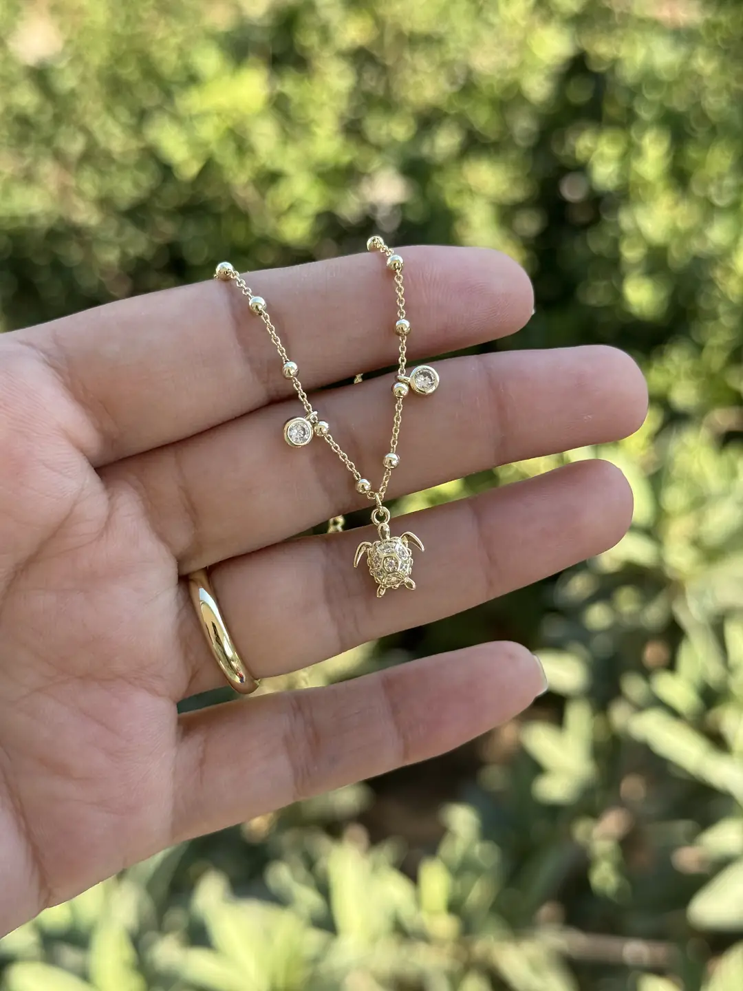 14K Altın Kaplama Halhal