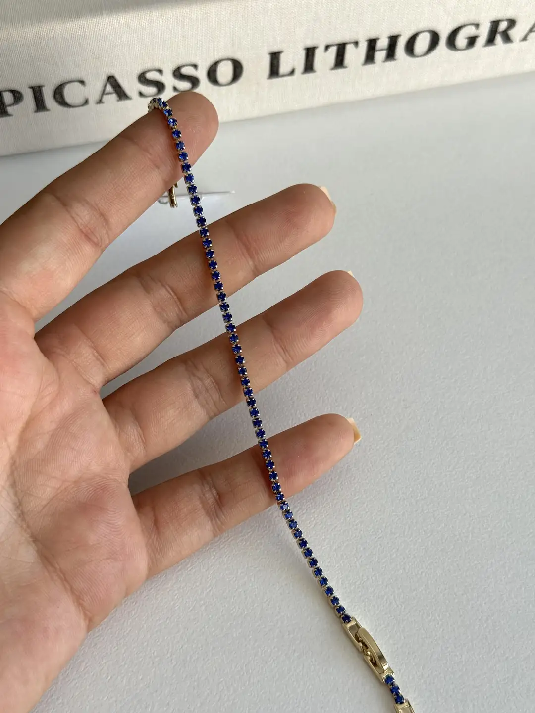 14K Xuping Seri Gece Mavisi Su Yolu Bileklik