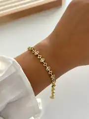 14k xuping seri oval taşlı bileklik  1