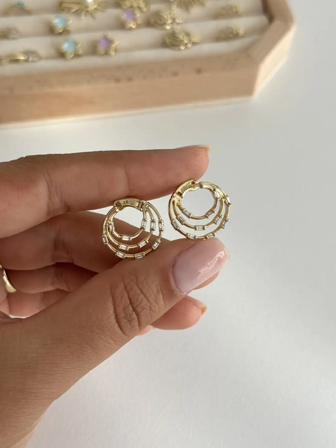 14K Xuping Seri Küpe