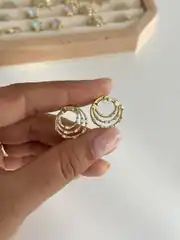 14K Xuping Seri Küpe 1
