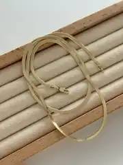 14k Xuping Seri İtalyan Zincir Kolye 60 Cm 2