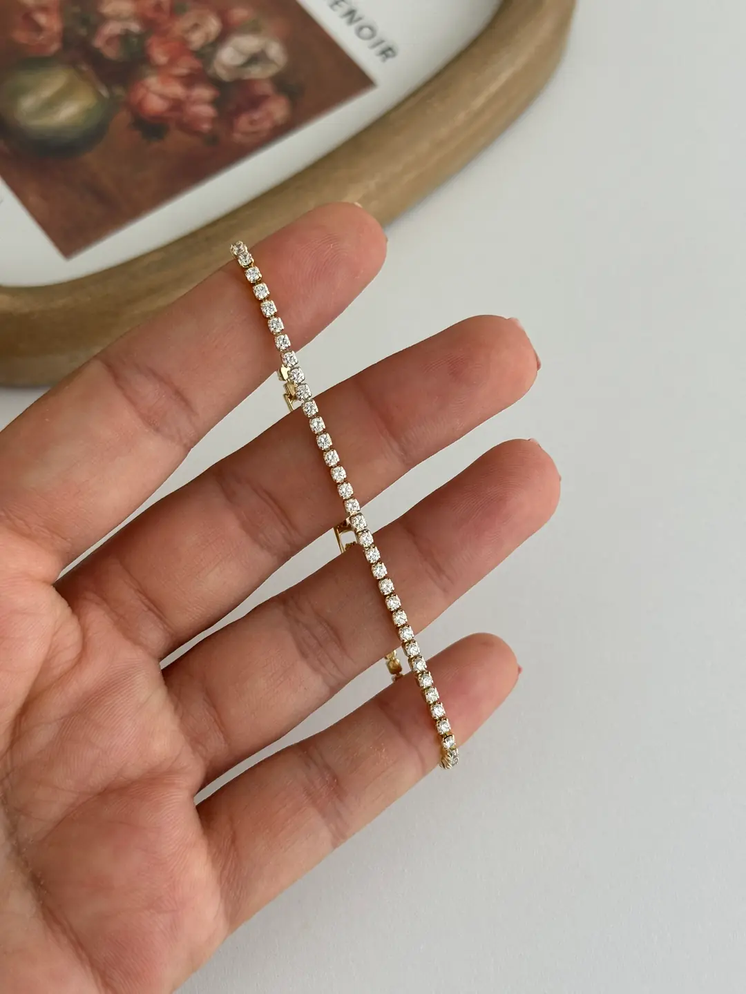 14K Xuping Seri Su Yolu Bileklik