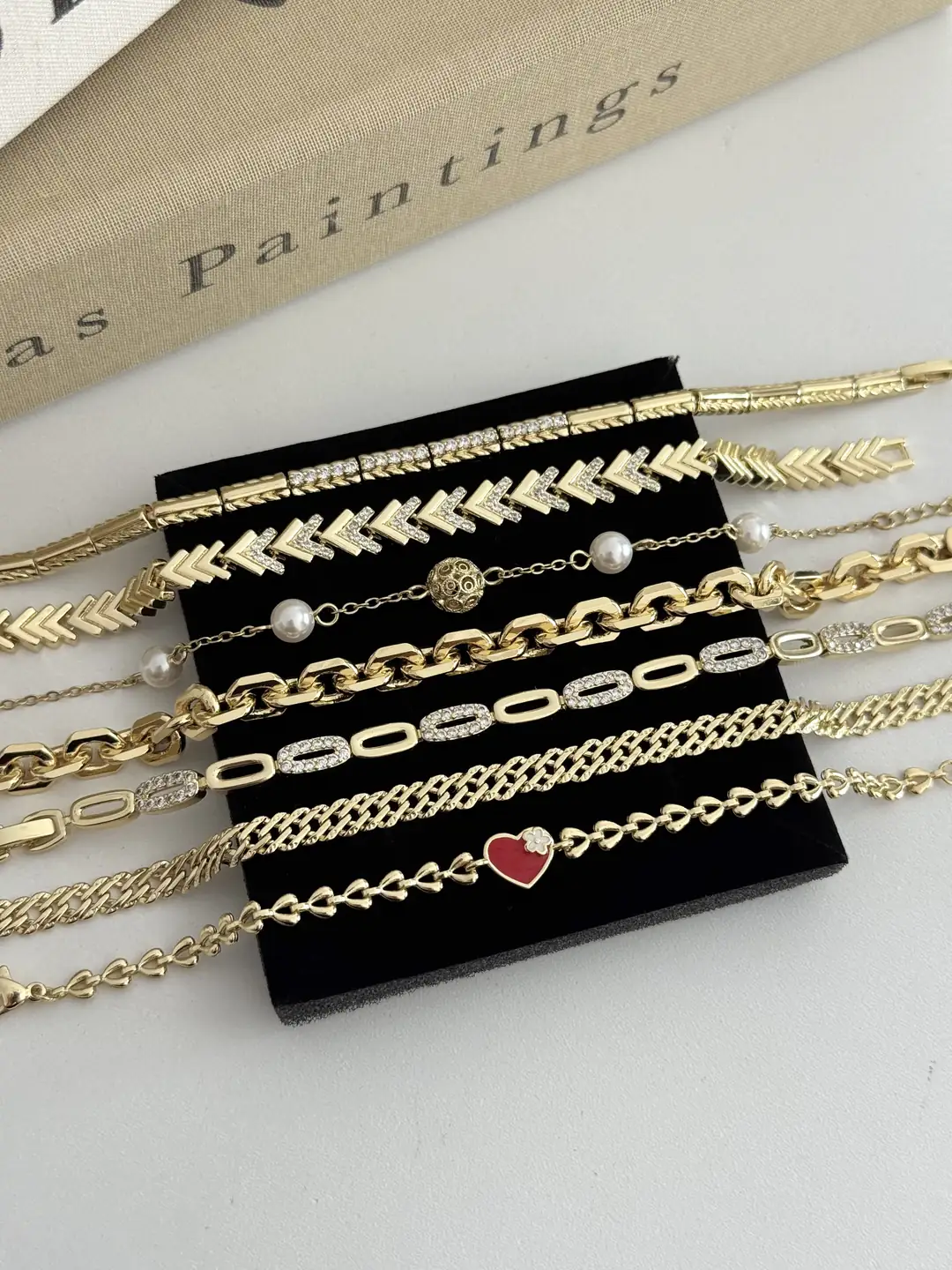 14K Xuping Seri İncili Bileklik 3