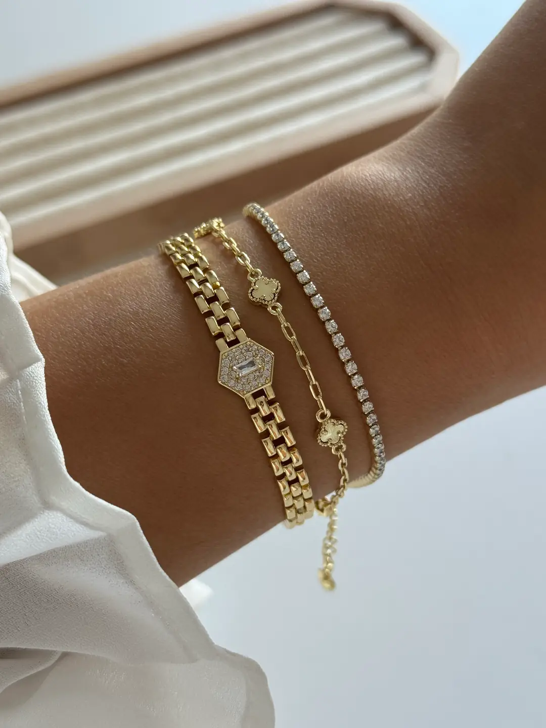 14k altın kaplama vintage bileklik  4