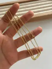 14k xuping seri minimal doc kolye 60 cm  2
