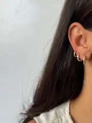 14K Xuping Seri 3lü Küpe Seti 2