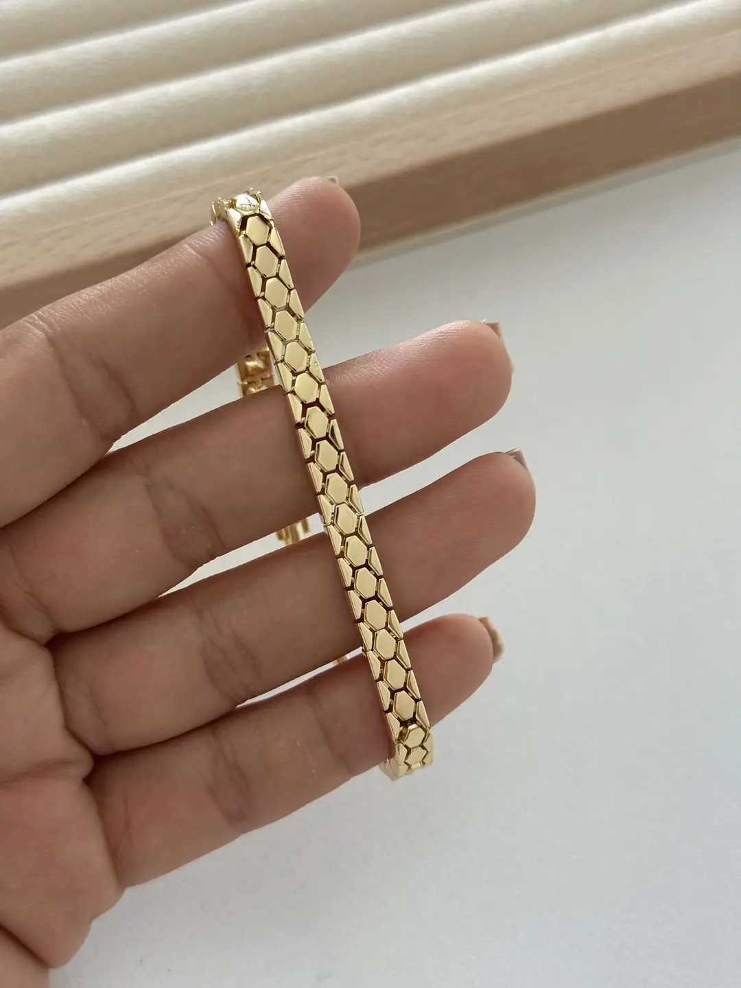14K Altın Kaplama Bileklik