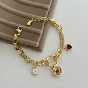 14K Altın Kaplama Marka Model Bileklik 1
