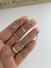 14K Xuping Seri Mini Boncuklu Bileklik 3