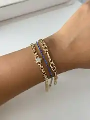 14K Xuping Seri Gece Mavisi Su Yolu Bileklik 2