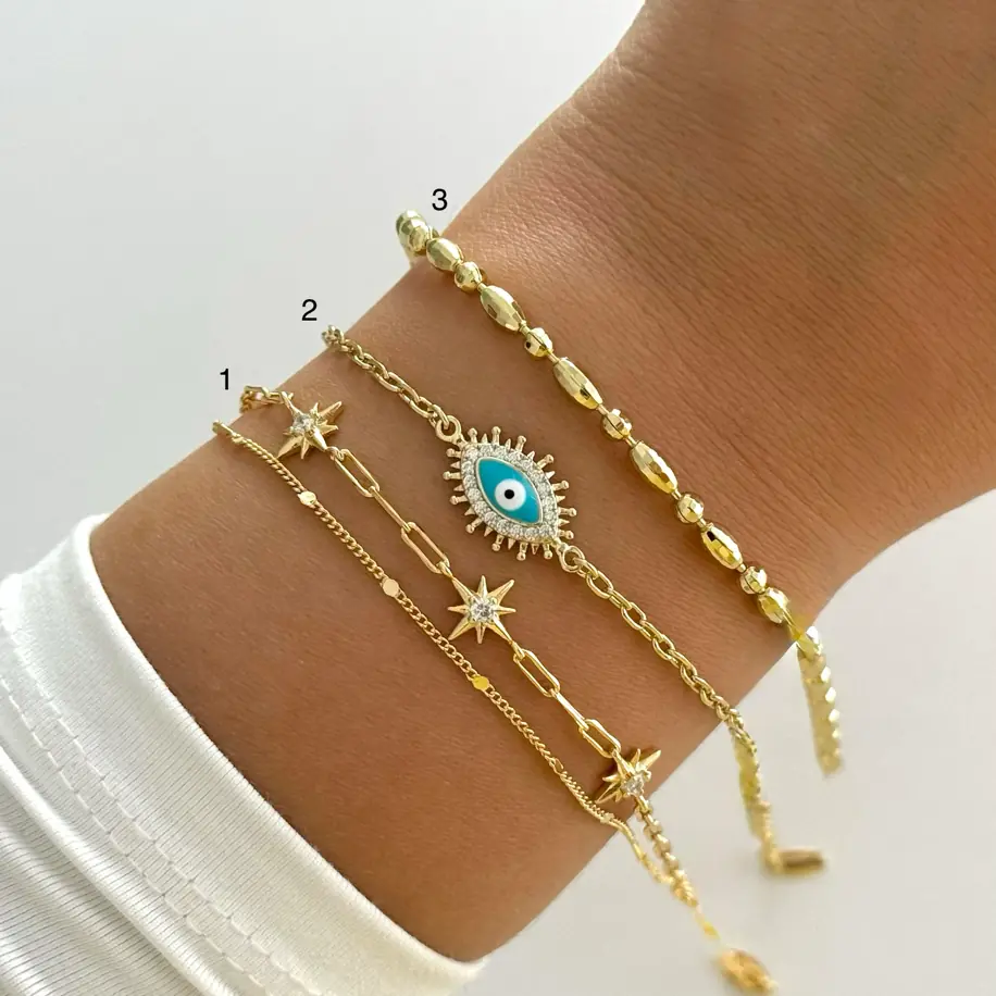 14K Altın Kaplama Bileklikler