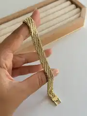 14K Xuping Seri Hasır Bileklik Kalın 2