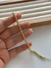 14k Altın Kaplama Doc Zincir Bileklik  2