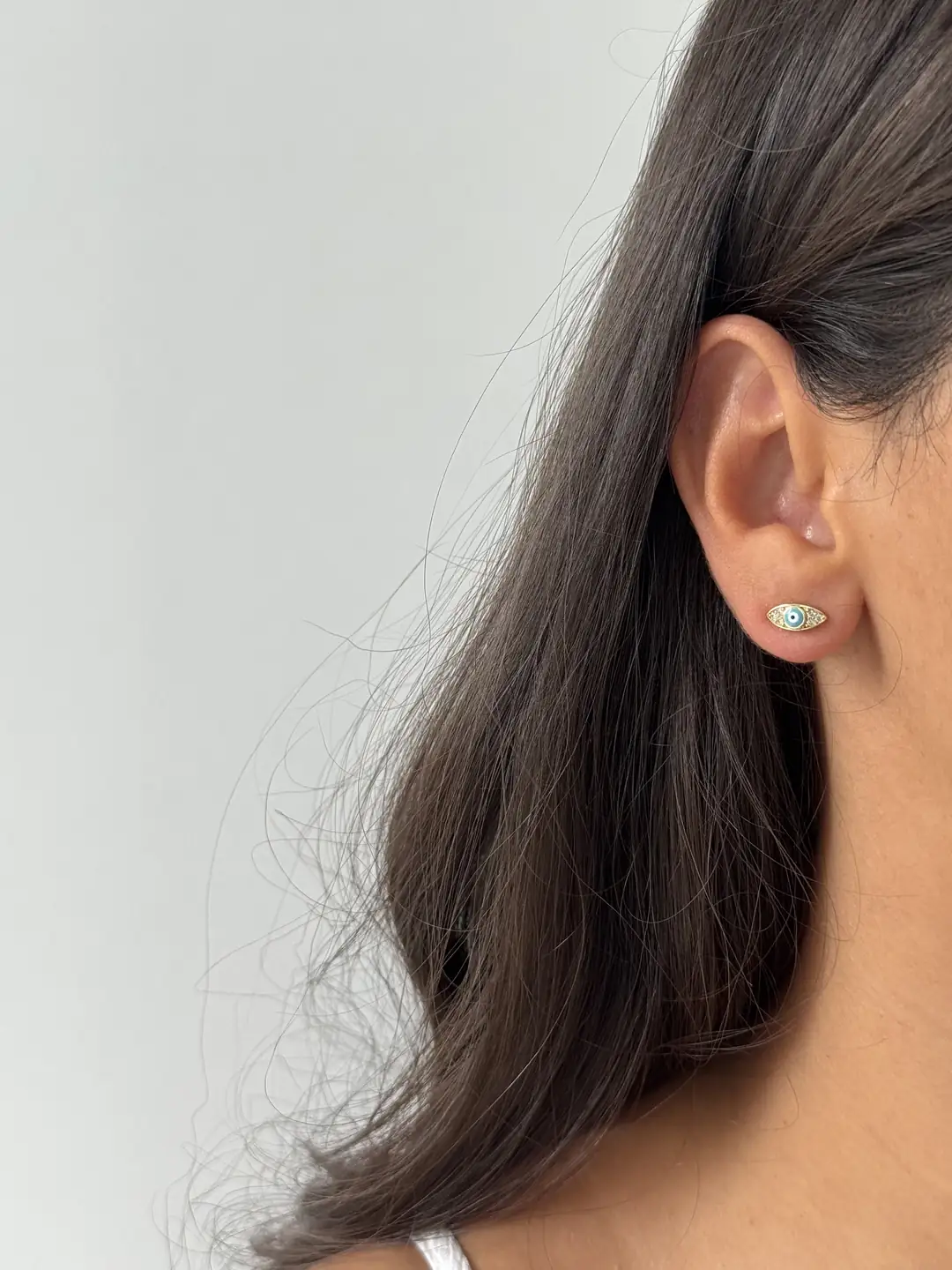 14K Xuping Seri Minimal Göz Küpe