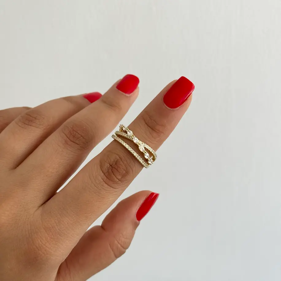 14K Xuping Seri Yüzük
