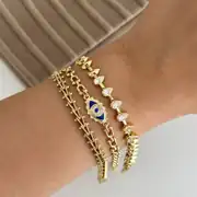14K Altın Kaplama Damla Bileklik 2