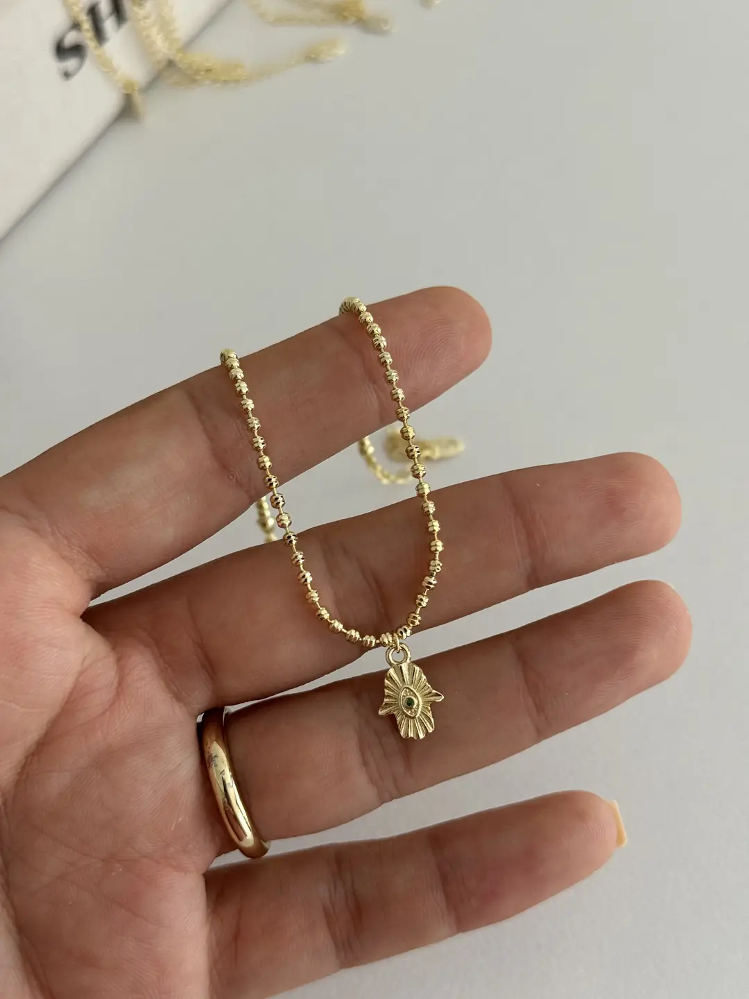14K Altın Kaplama Halhal