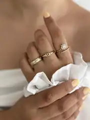 14K Xuping Seri Yüzük 2