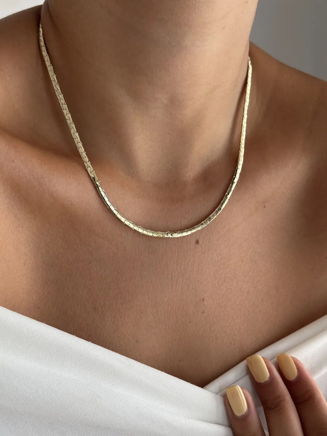 14K Xuping Seri Kolye