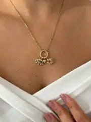 14K Xuping Seri Charm Kolye 2