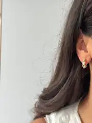 14k xuping seri baget taşlı küpe  3