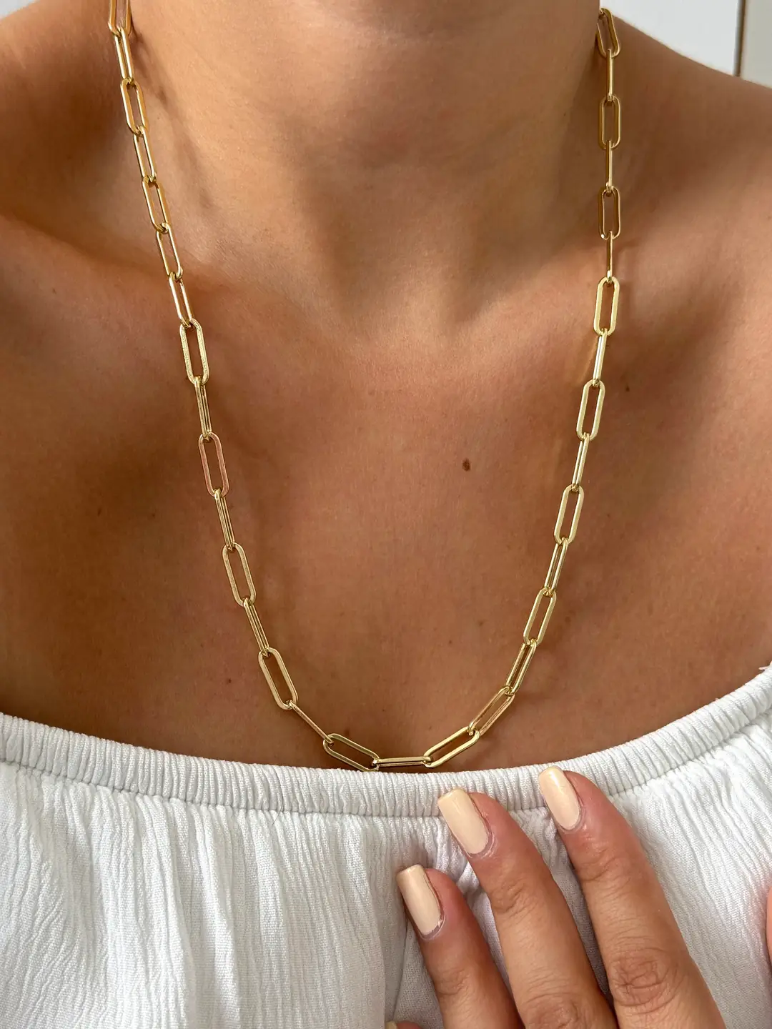 14K Xuping Seri Ataç Kolye 60 Cm