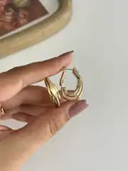 14K Xuping Seri 3Lü Görünüm Küpe 1