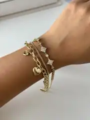 14K Xuping Seri Yonca Bileklik 2