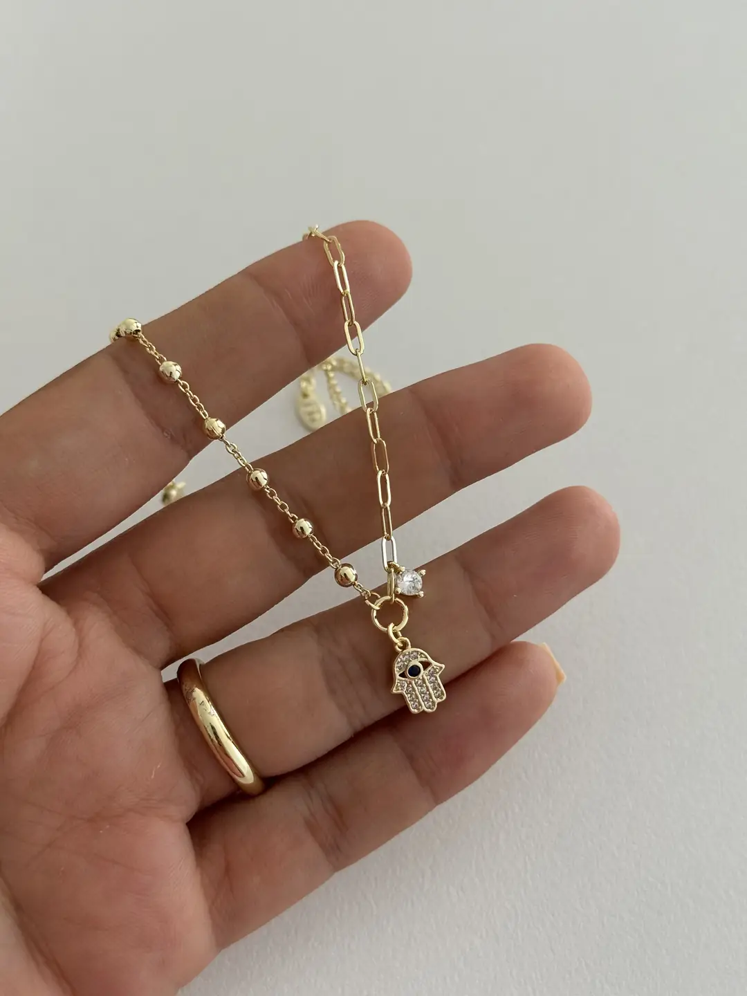 14K Altın Kaplama Halhal