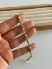 14k xuping seri araları dorika motifli pastel bileklik  3