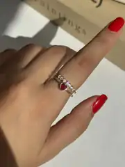 14K Altın Kaplama Ayarlanabilir Yüzük 2