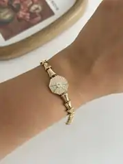 14K Altın Kaplama Bileklik 2