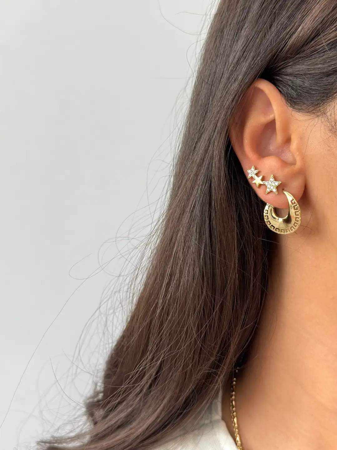 14K Xuping Seri Marka Model Küpe