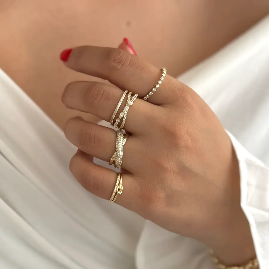 14K Xuping Seri Yüzük 3
