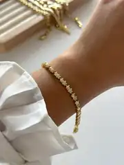 14K Xuping Seri Yıldız Bileklik 1