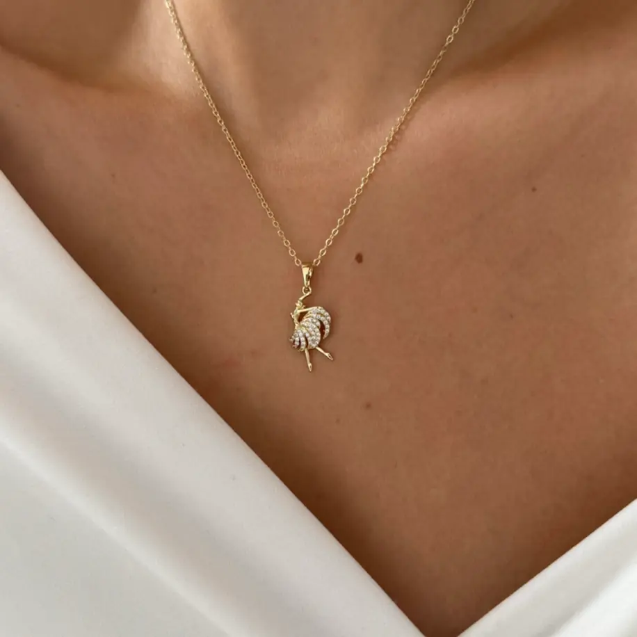 14K Xuping  Balerin Kolye