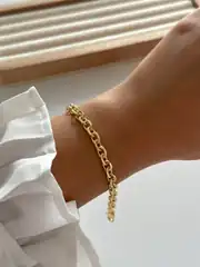 14K Altın Kaplama Halka Bileklik  1