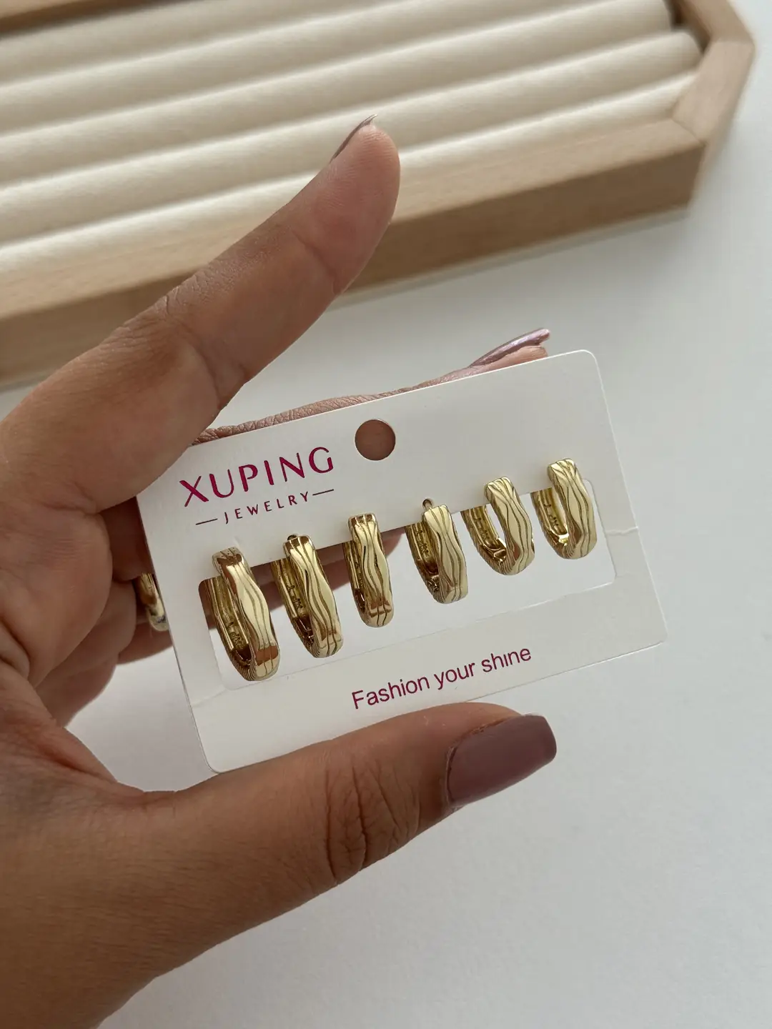 14K Xuping Seri Küpe Set 3 Çift