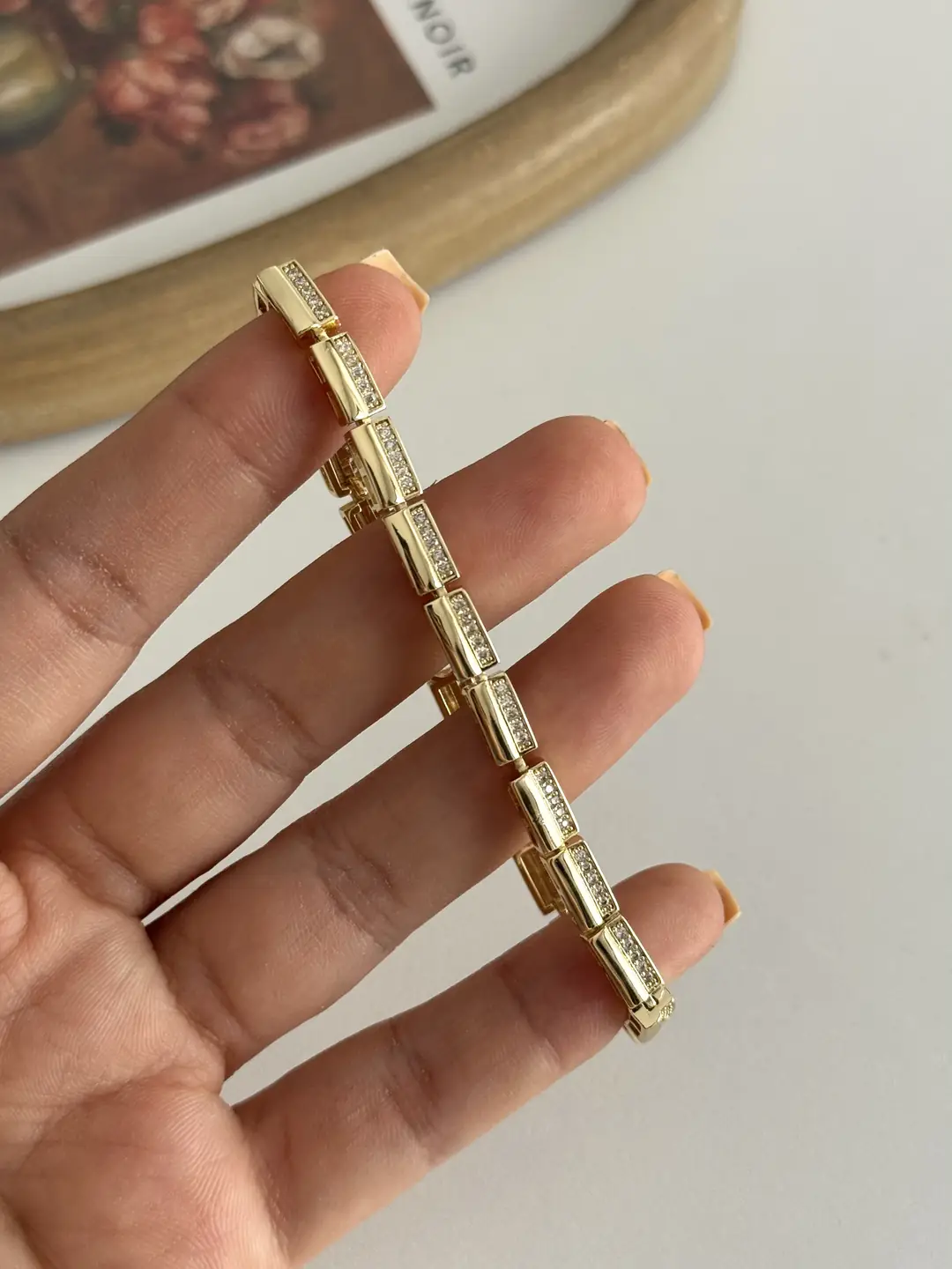 14K Altın Kaplama Bileklik