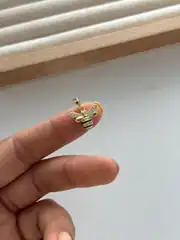 14k Altın Kaplama Arı Kolye Ucu 2
