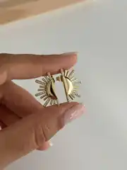 14K Xuping Seri Güneş Küpe 1