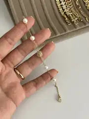 14K Xuping Seri İncili Bileklik 1