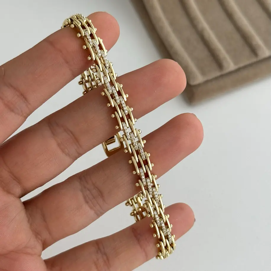 14K Xuping Seri Bileklik
