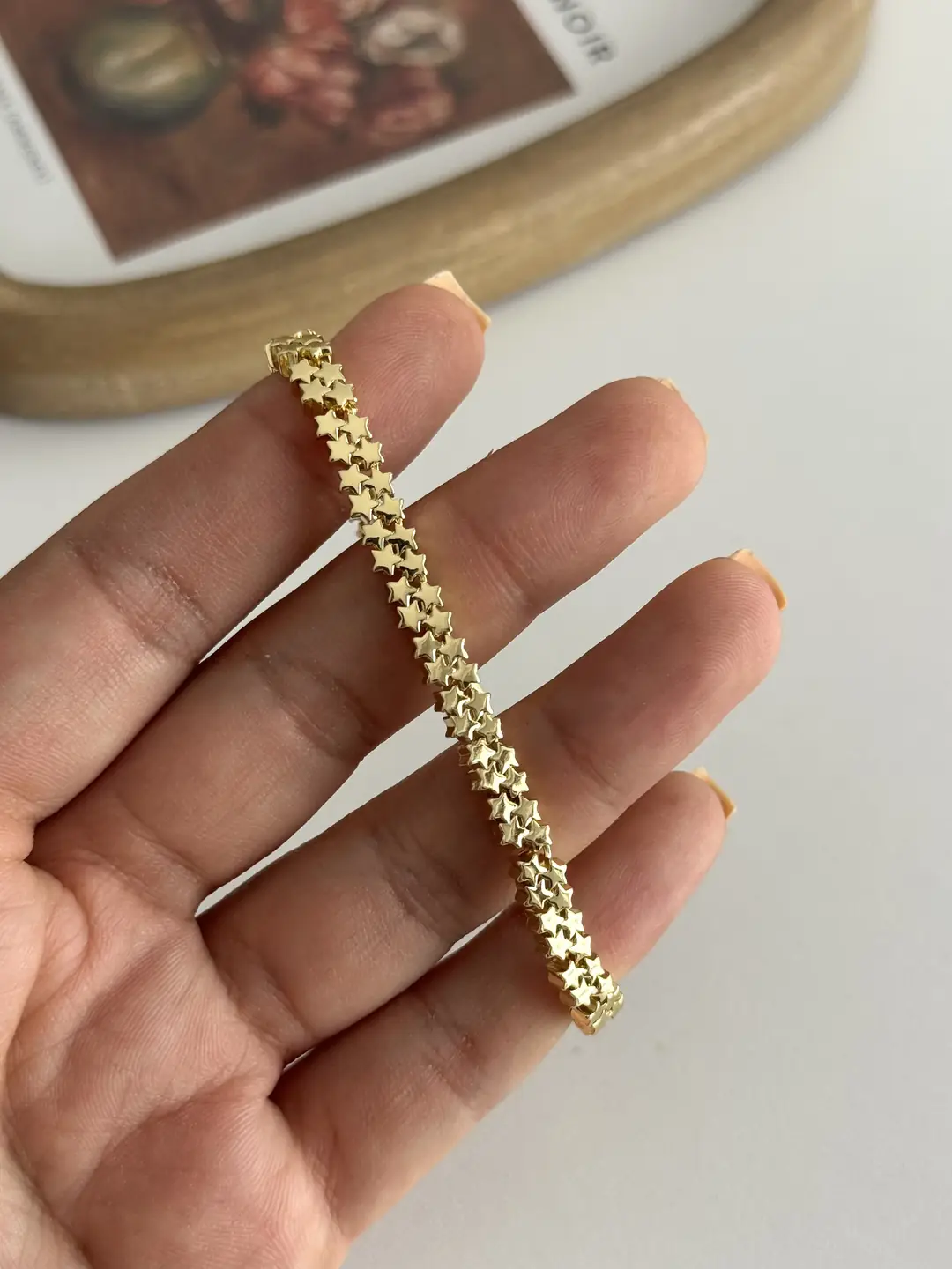 14K Altın Kaplama Yıldız Bileklik