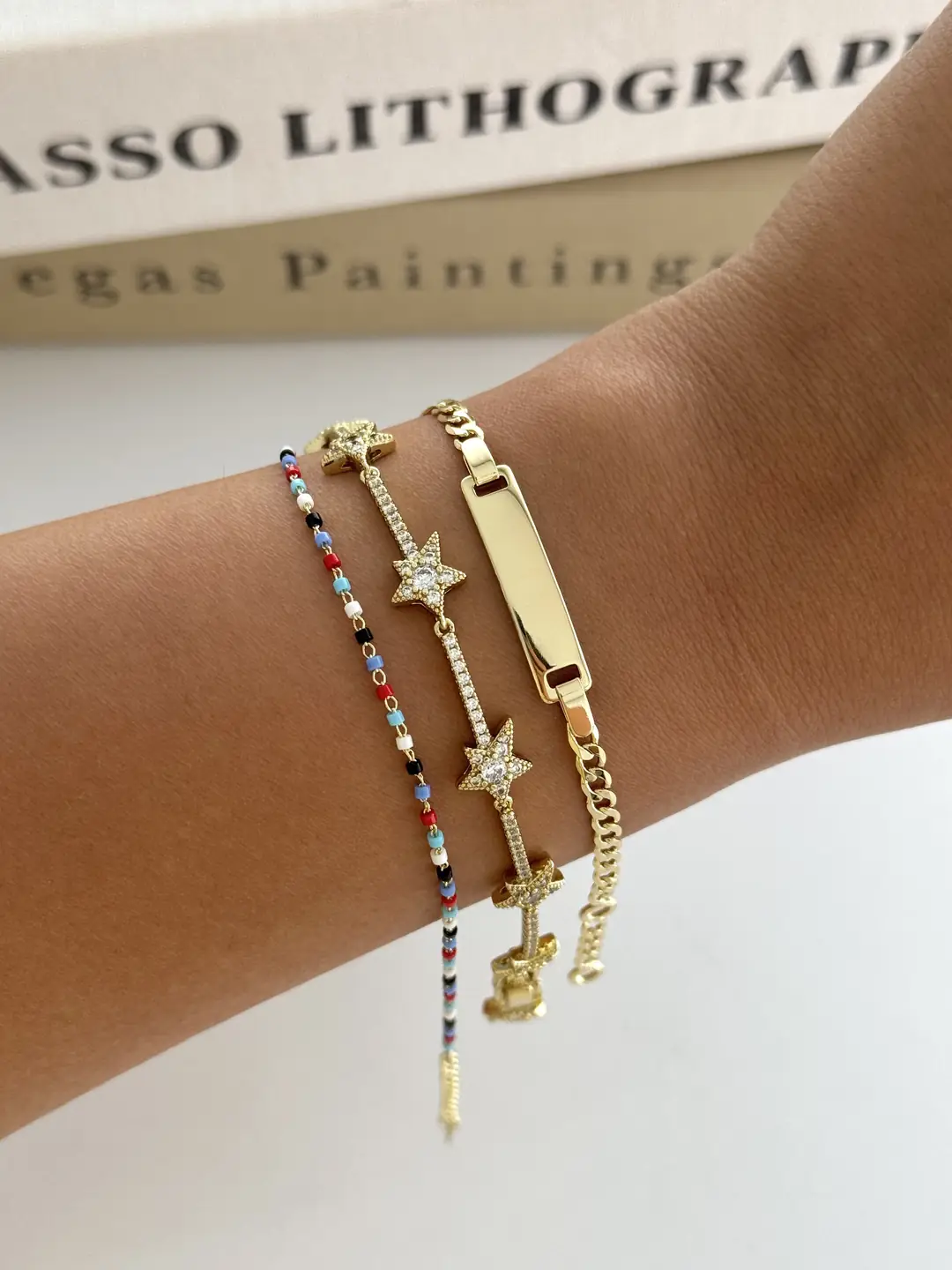 14K Xuping Seri Mini Boncuklu Bileklik 4